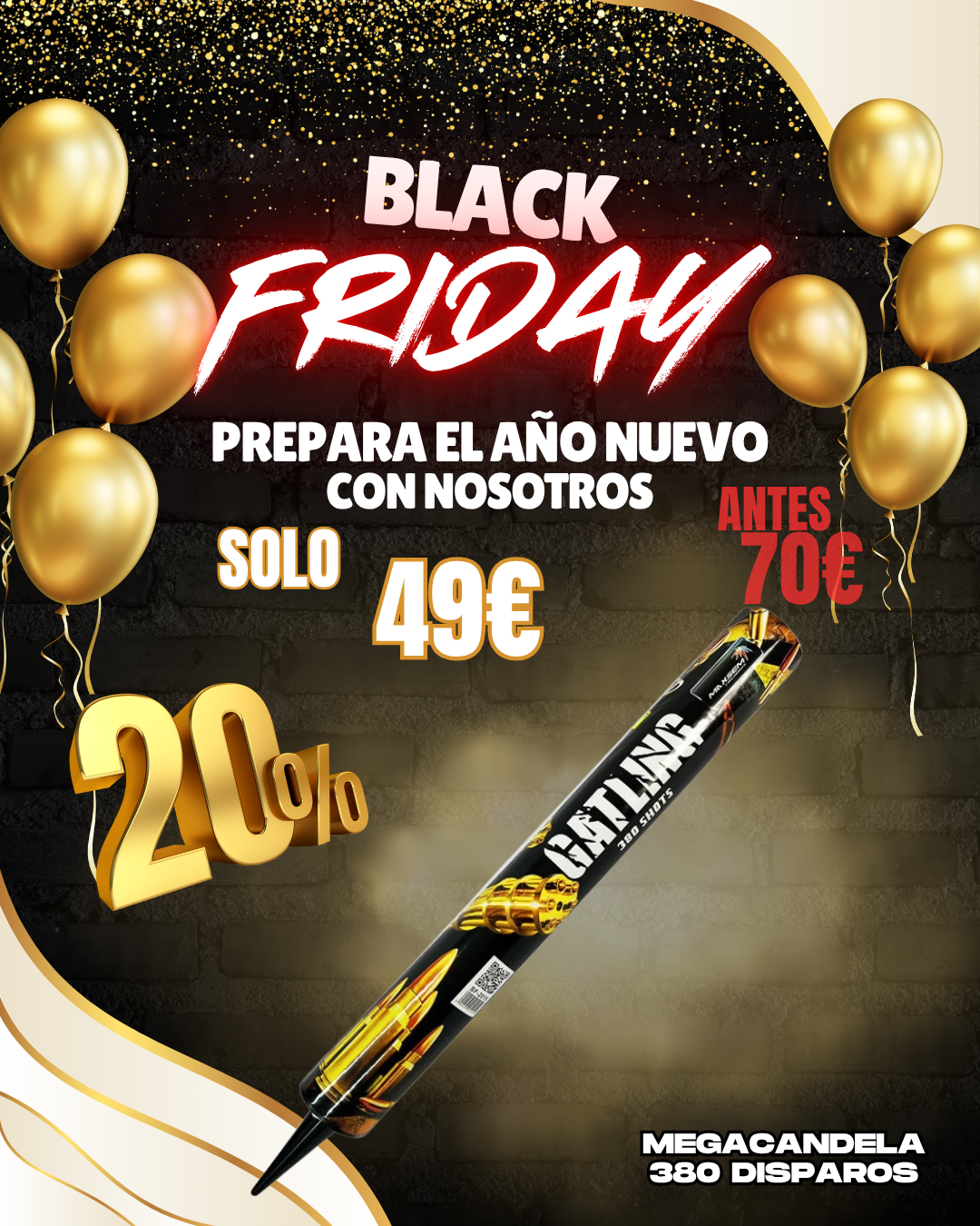 Megacandela 380 shots