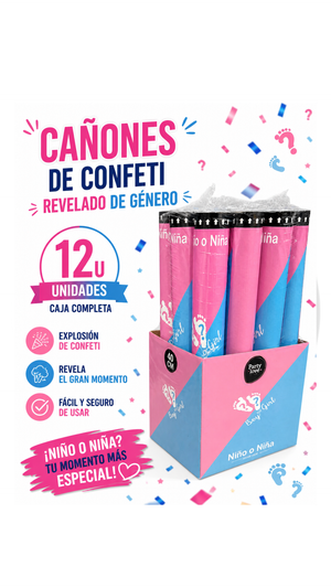 Caja Cañones de Confeti